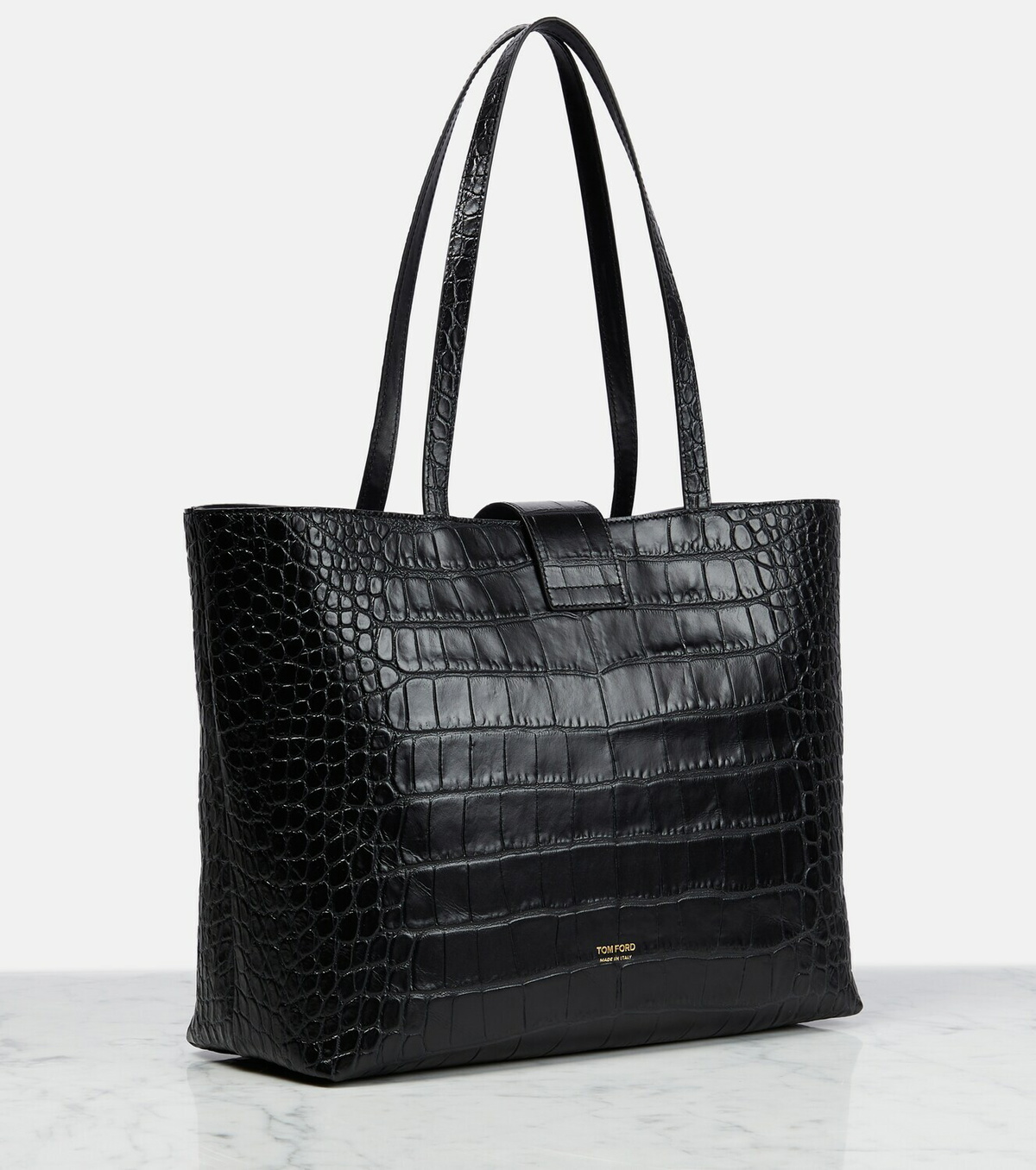 【関税＆送料込み】Tom Ford Tote Bags GRAIN LEATHER SHOPPER WITH ZIP | Tom Ford Fashion