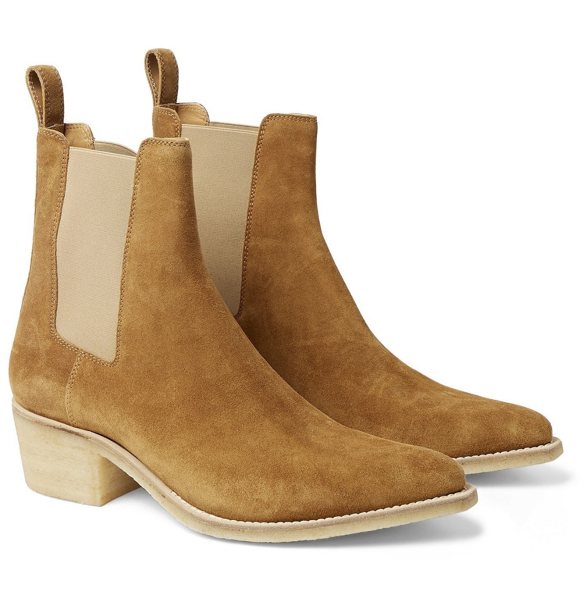 Photo: AMIRI - Suede Chelsea Boots - Brown