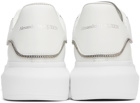 Alexander McQueen White Oversized Larry Zip Sneakers