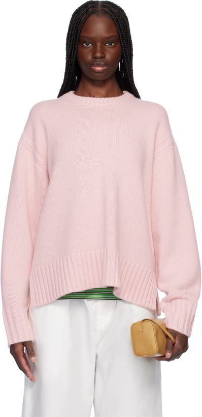 Photo: Guest in Residence Pink Cozy Crew Sweater
