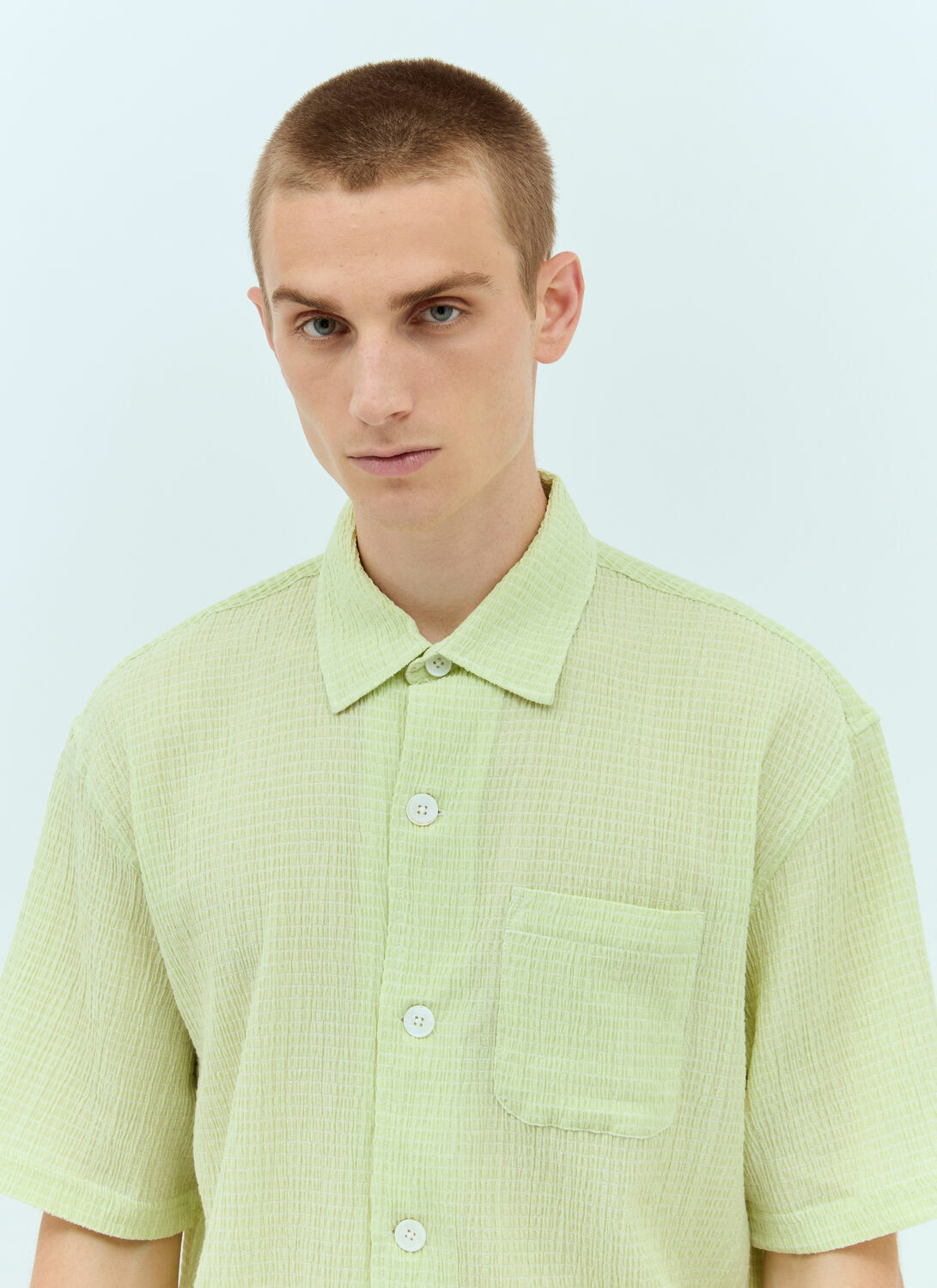 Stüssy Flat Bottom Crinkled Shirt