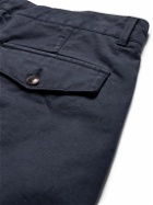 Officine Générale - Fisherman Cotton-Twill Shorts - Blue