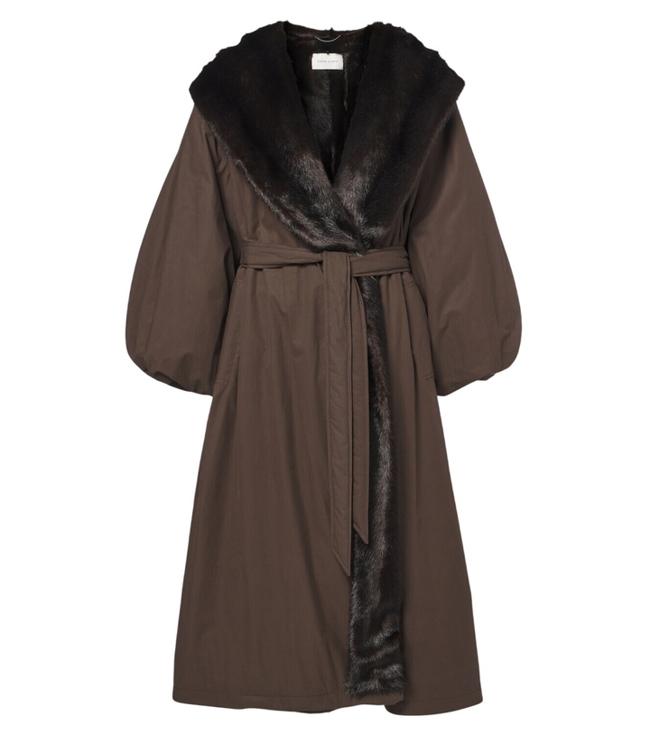 Photo: Magda Butrym Cotton wrap coat