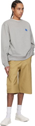 ADER error Gray Significant TRS Tag 01 Sweatshirt