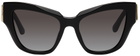 Dolce & Gabbana Black Cat-Eye Sunglasses