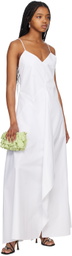 BITE White Crisp Midi Dress