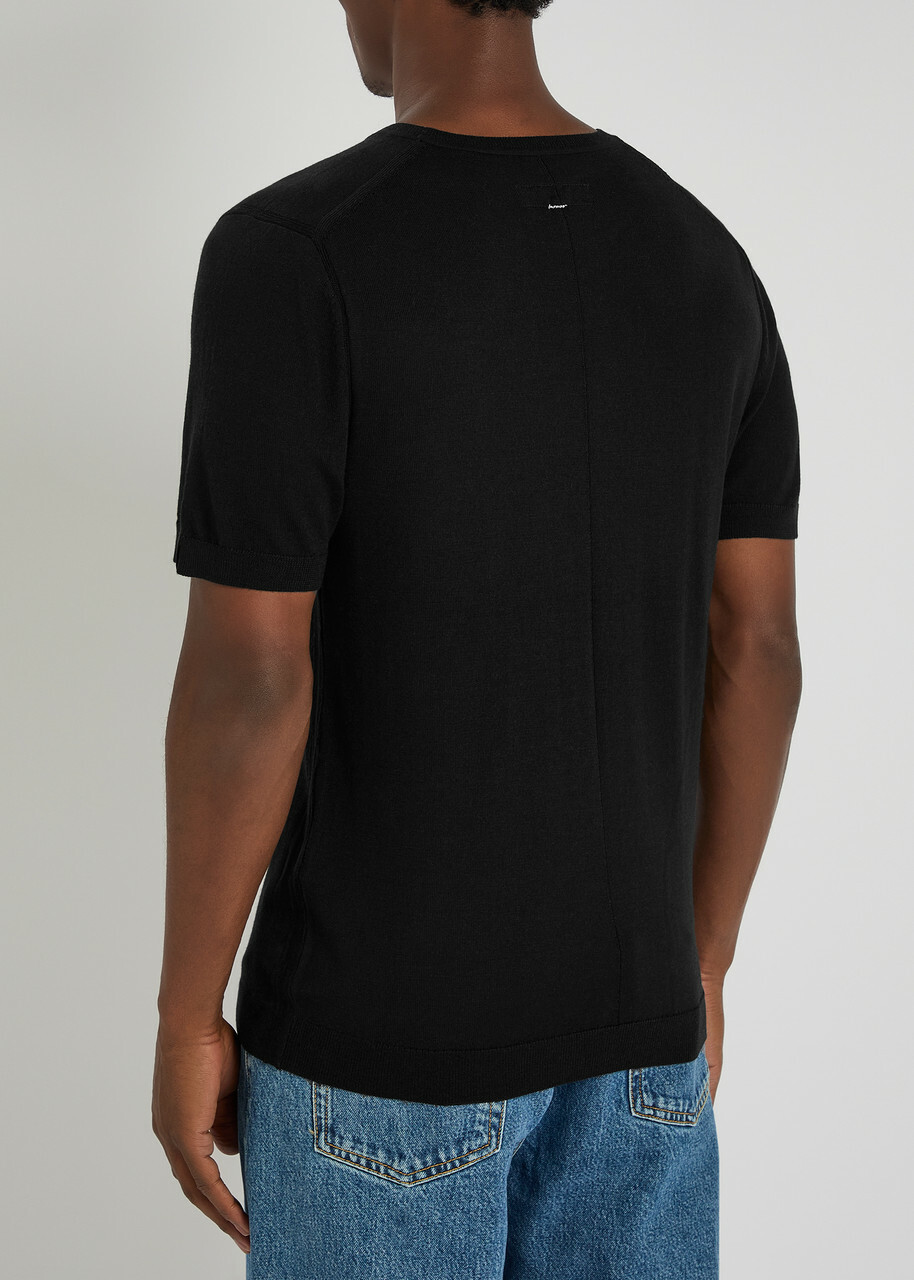 Rag & Bone Aulton Fine-knit T-shirt Black