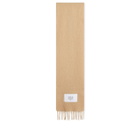 Maison Kitsuné Women's Baby Alpaca Scarf in Chamomile 