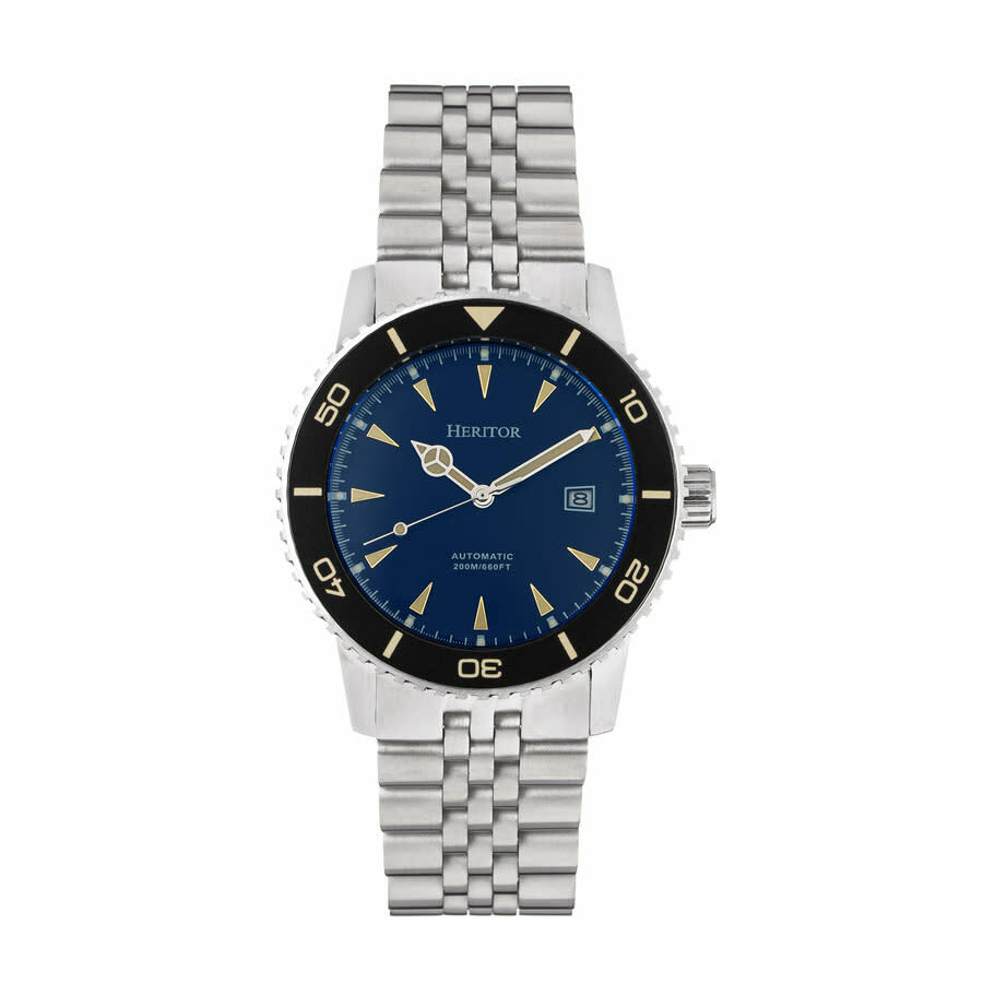 Heritor Hurst Blue Dial Mens Automatic Watch HERHS1902
