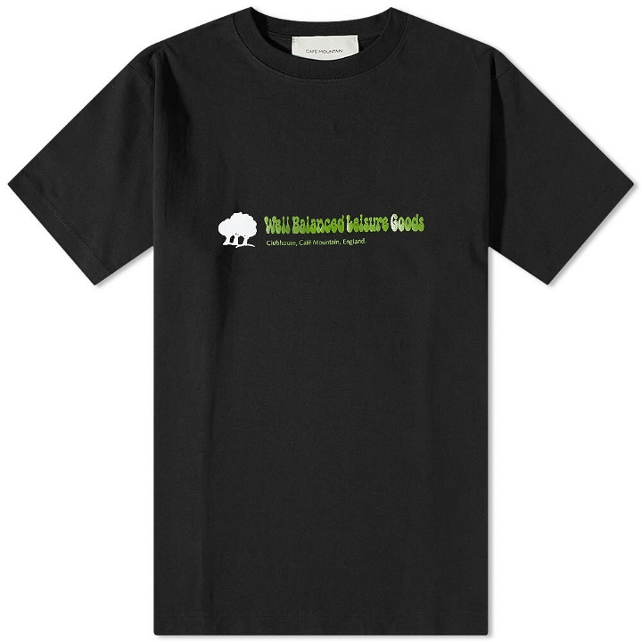 Photo: Café Mountain Men's Leisure Goods T-Shirt in Black