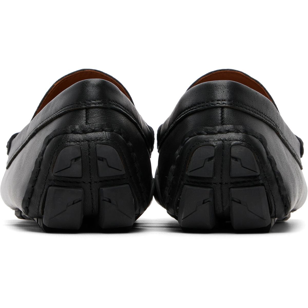 Polo Ralph Lauren Black Anders Leather Driver Loafers