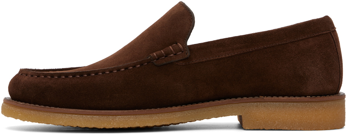 BOSS Brown Suede Loafers