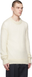 Jil Sander Off-White Layered Knit Sweater