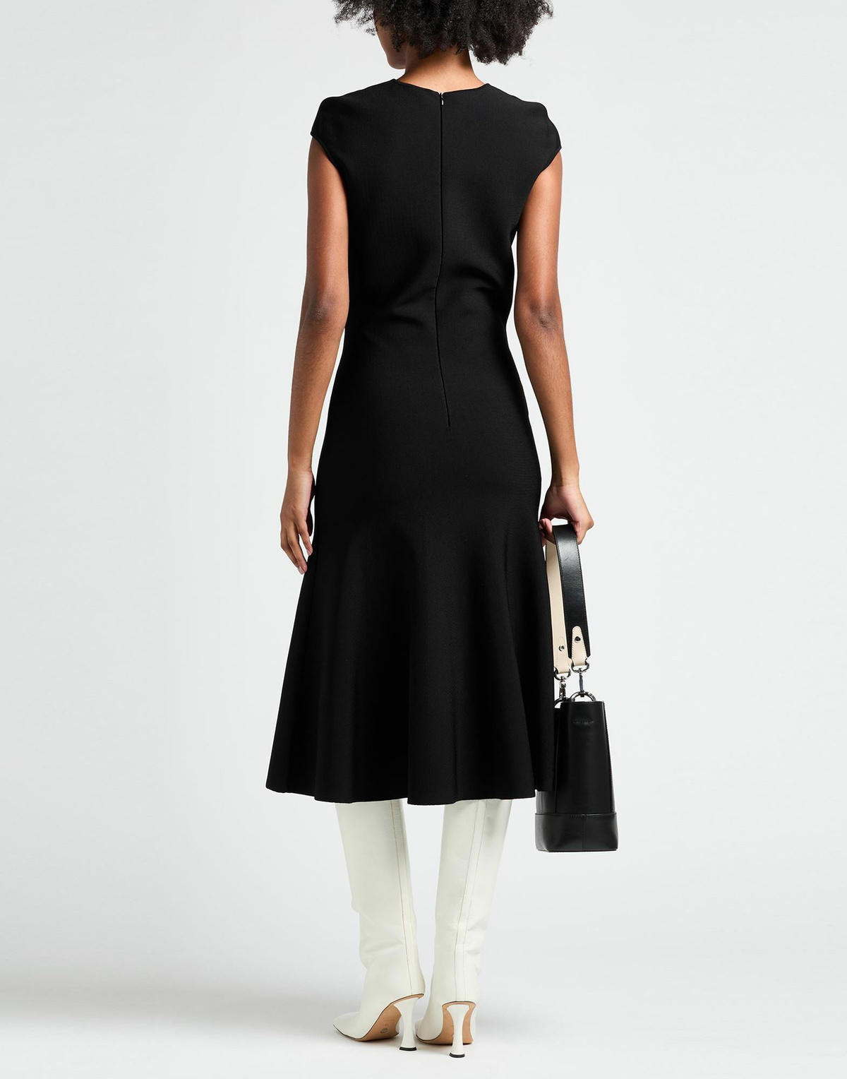 Mcqueen Womens Midi dress in Black