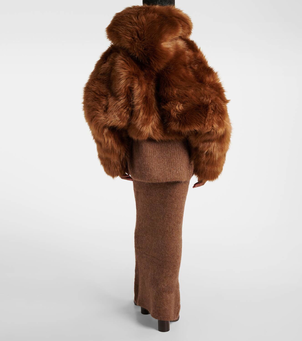Entire Studios Vicinity cropped faux fur jacket