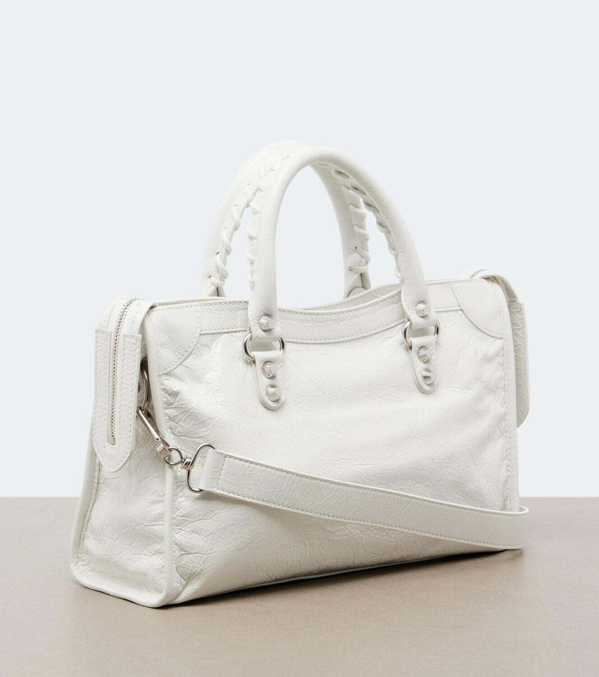 Balenciaga Le City Small leather top-handle bag