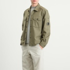 C.P. Company Men's Felt Lens Overshirt in Capers
