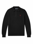 Polo Ralph Lauren - Cotton Half-Zip Sweater - Black