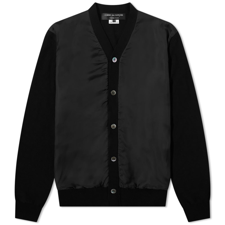 Photo: Comme des Garçons Homme Plus Tafeta Panel Cardigan