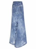 Ermanno Scervino Maxi Devorè Skirt