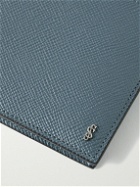 Serapian - Logo-Appliquéd Cross-Grain Leather Billfold Wallet