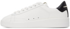 Golden Goose White & Black Purestar Sneakers