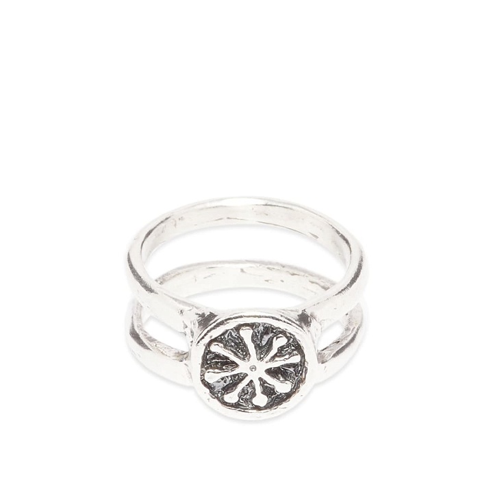 Photo: Heresy Men's Compass Ring in Oxidised Silver
