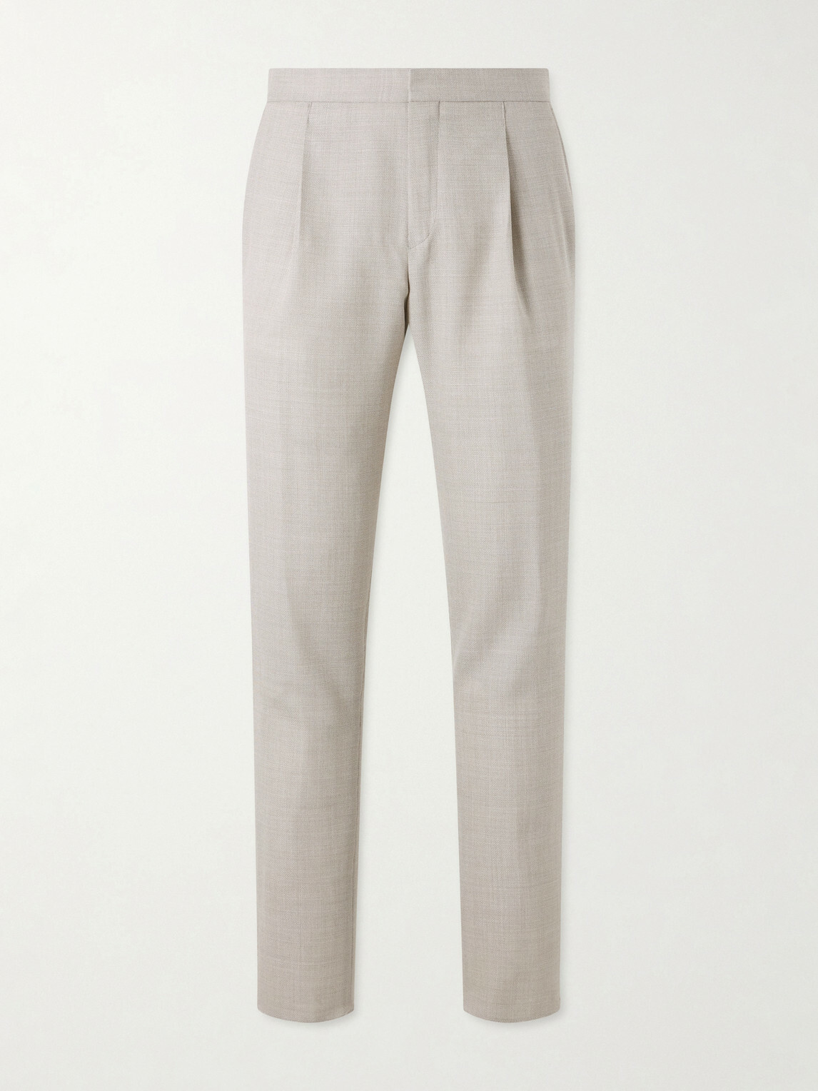 Mr P. - Wool suit trousers - Neutrals