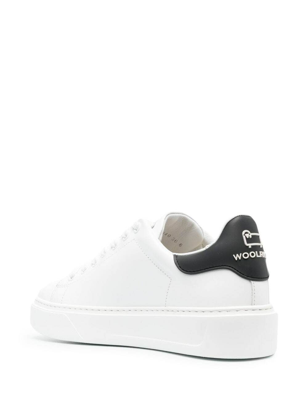 WOOLRICH - Leather Classic Court Sneakers Woolrich