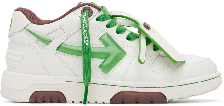 Photo: Off-White White 'Out Of Office' Bubble Arrow Sneakers