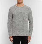 Giorgio Armani - Slim-Fit Mélange Wool-Blend Sweater - Men - Gray