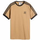 Adidas 3-Stripes T-Shirt in Cardboard/Black