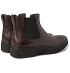 Tod's - Leather Chelsea Boots - Men - Dark brown