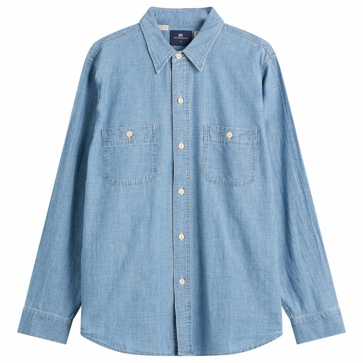 Levi's Men's Blue Tab Work Shirt in Indigo Stripe