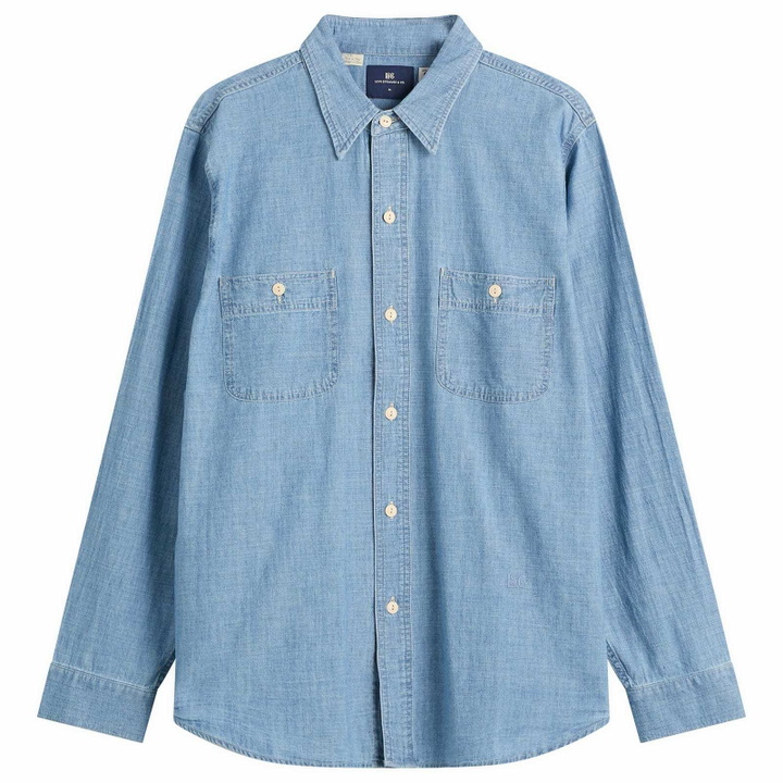 Photo: Levi's Men's Blue Tab Work Shirt in Indigo Stripe