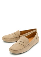 Tods Gommino Suede Loafers Camel