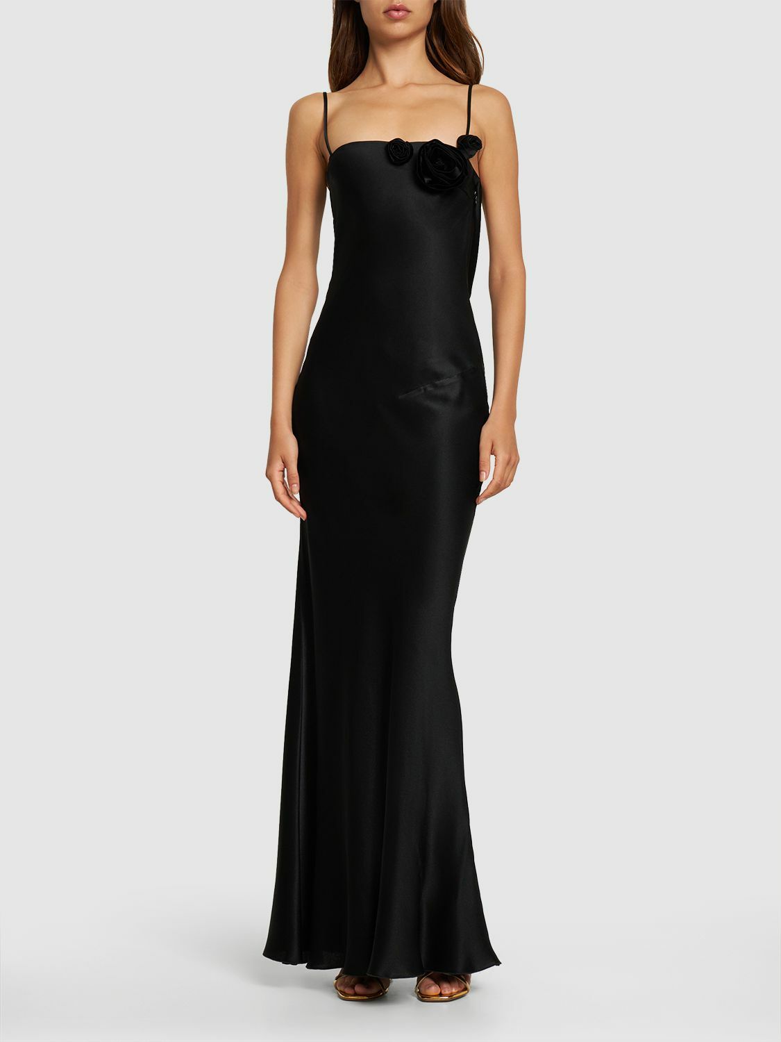 ワンピース BLUMARINE BLACK SILK DRESS Blumarine Dress In Black Silk | italist