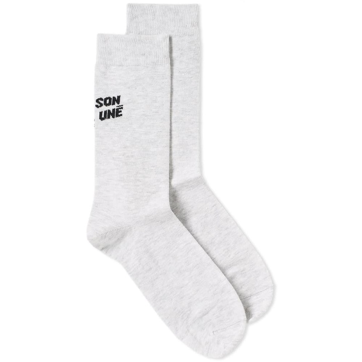 Photo: Maison Kitsun&eacute; Sock Grey