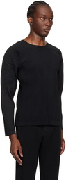 HOMME PLISSÉ ISSEY MIYAKE Black Basics Long Sleeve T-Shirt