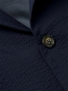 A.P.C. - Cotton-Seersucker Overshirt - Blue