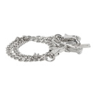 Dsquared2 Silver Curb Chain Bracelet