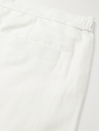 Orlebar Brown - Rene Straight-Leg Cotton and Linen-Blend Drawstring Shorts - White