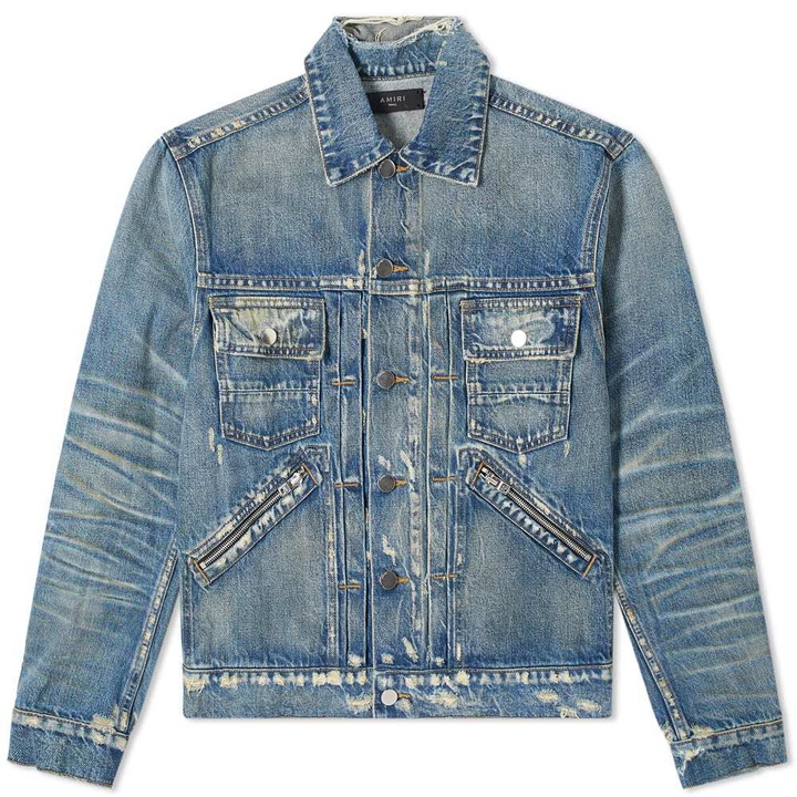 Photo: AMIRI Denim Wrangler Jacket