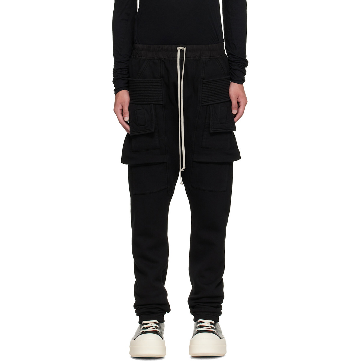 Rick Owens Drkshdw Indigo Collapse Cut Jeans Rick Owens Drkshdw
