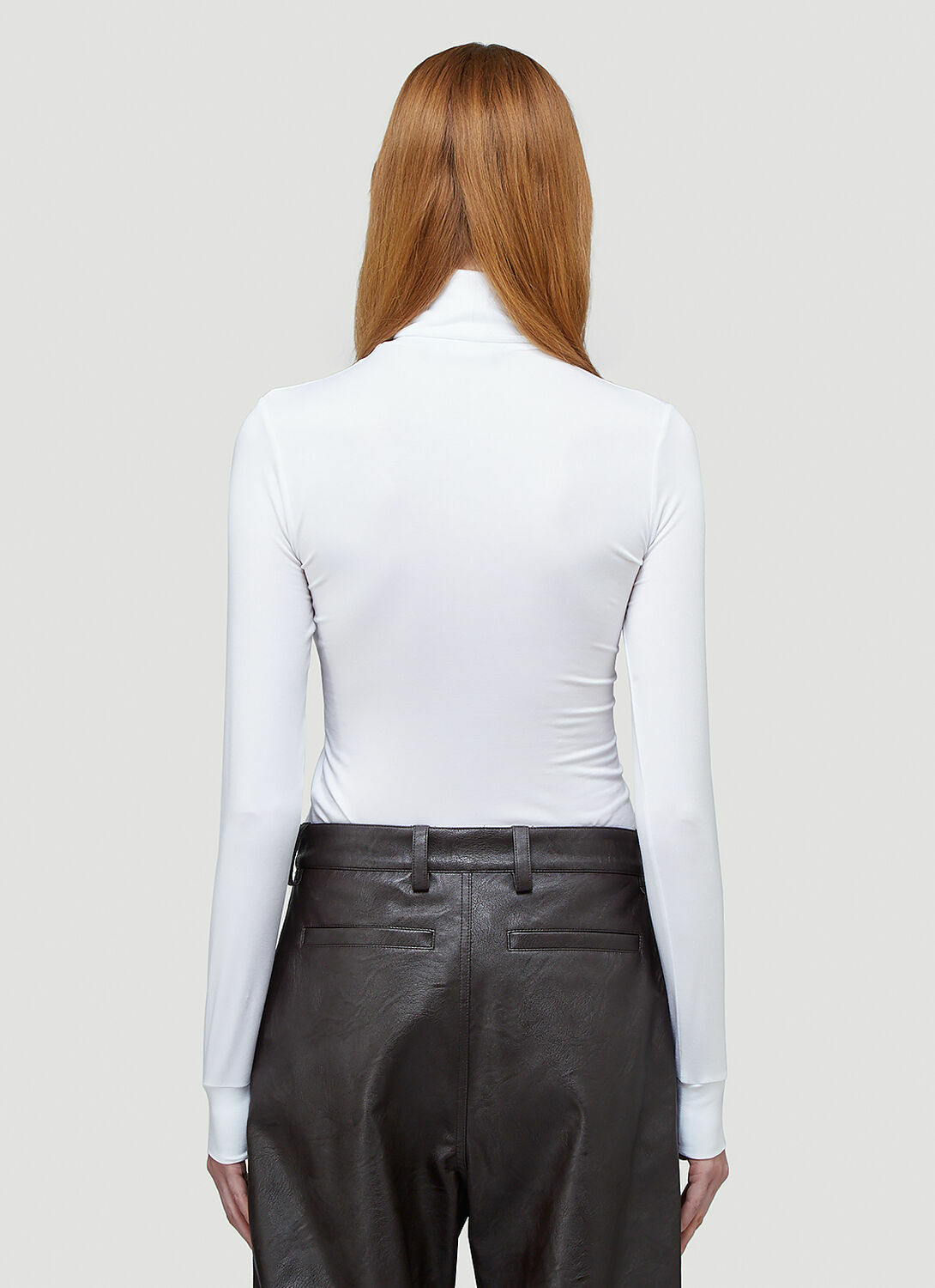 Raf Simons R-Embroidered Turtleneck Top