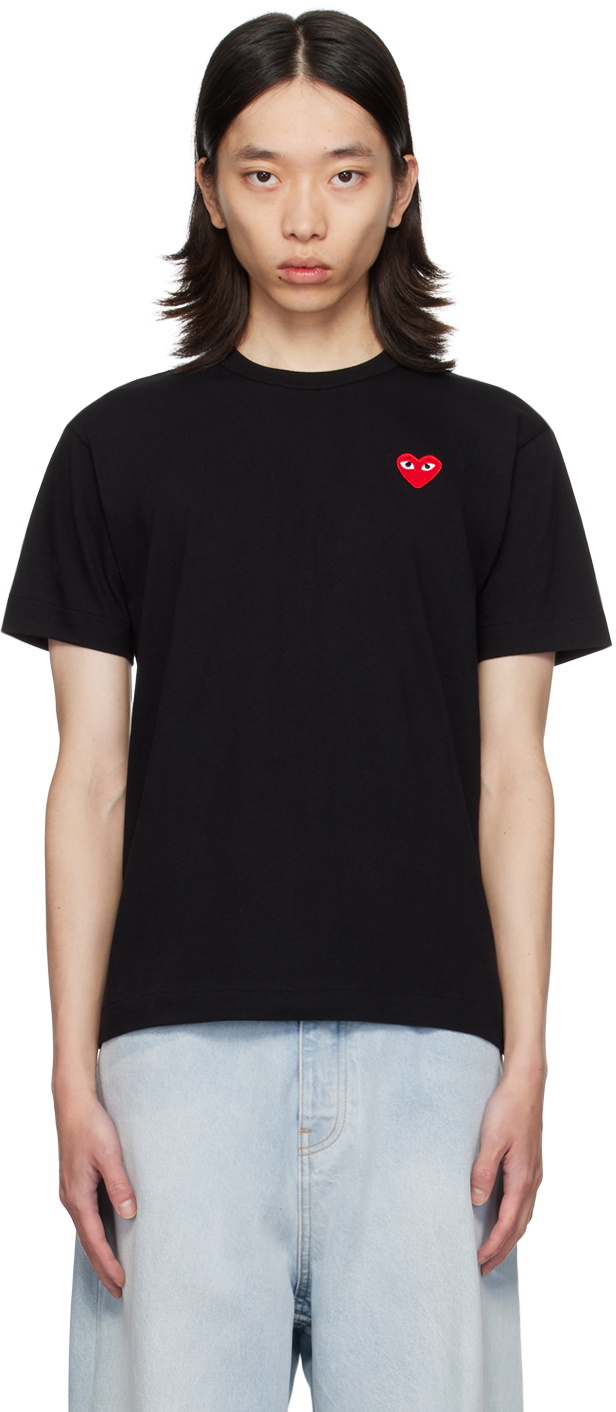 トップス PLAY COMME des GARCONS Black Heart T Comme des Garcons Play Black Heart T-shirt White - US