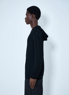 Rick Owens Ribbed Knit Zip Hoodie