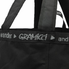 Gramicci Men's x And Wander 2 Way Tote in Black