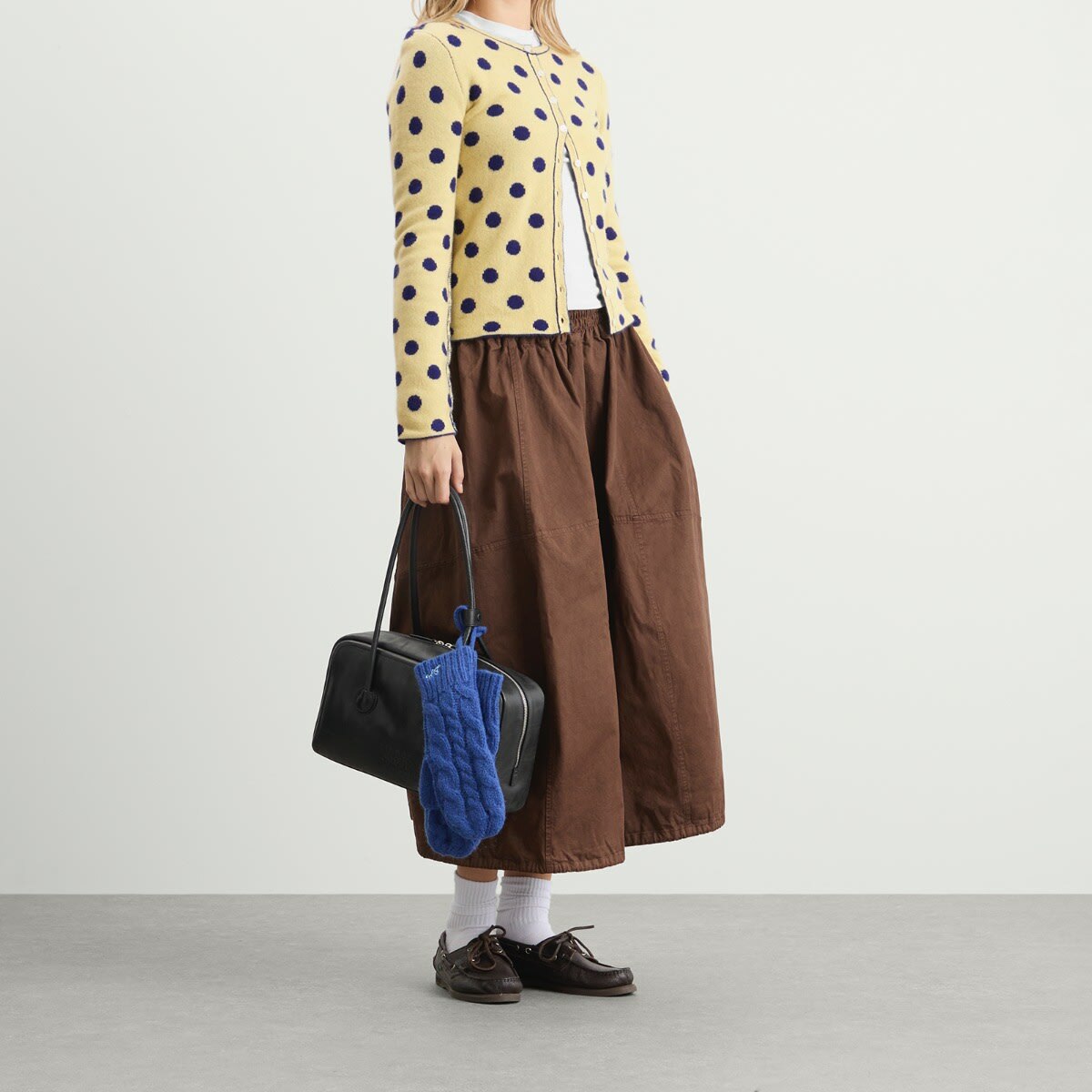 Damson Madder Women's Tabitha Reversible Cardigan in Butter