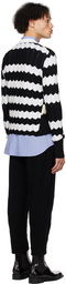 Vivienne Westwood Black Chevron Cardigan